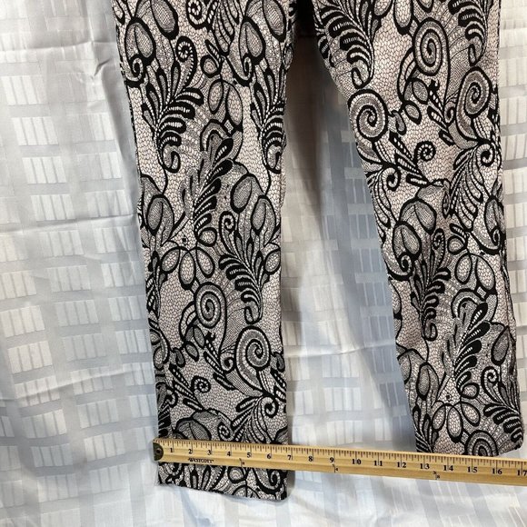 worthington women pants size 4 color black brown - Picture 6 of 15